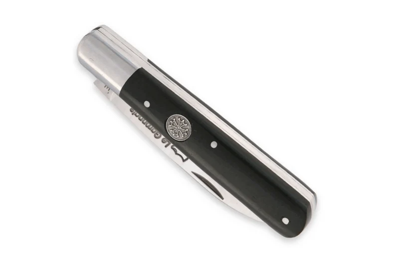 Couteau pliant AU SABOT Le Garonnais acier Sandvik manche ébène 10,5cm