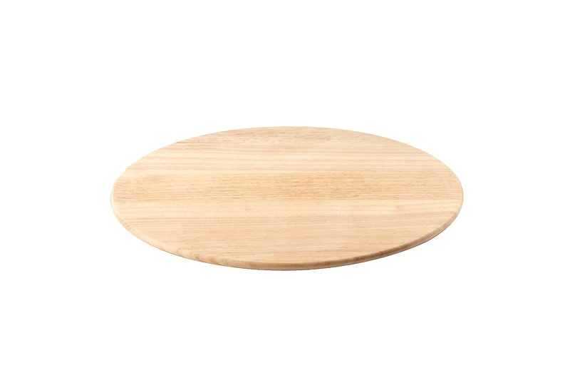 Plateau à fromage rotatif Continenta en bois d'hévéa