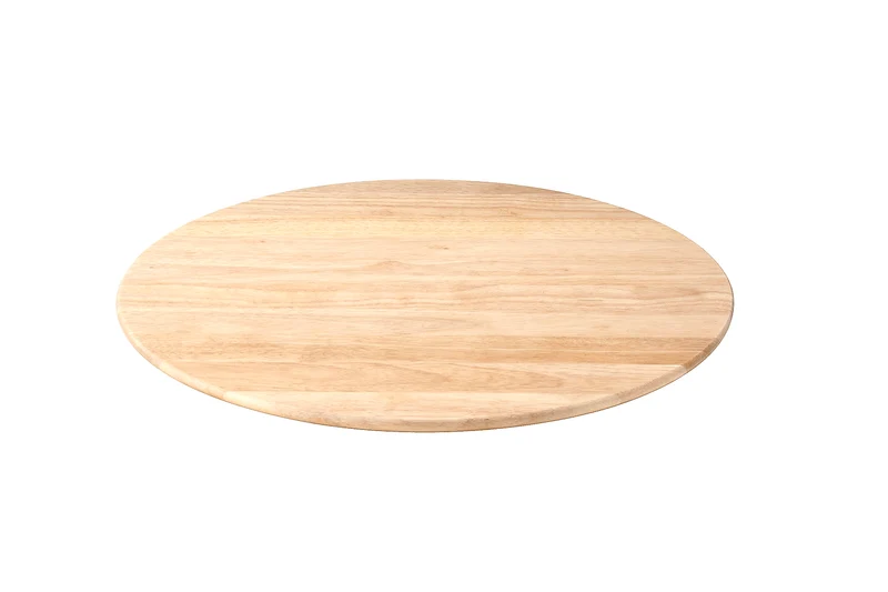 Plateau à fromage rotatif Continenta en bois d'hévéa