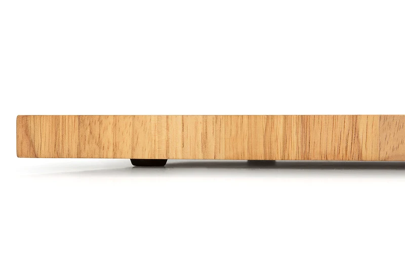 Planche à découper Continenta en bois d'hévéa 54x29x2,7cm