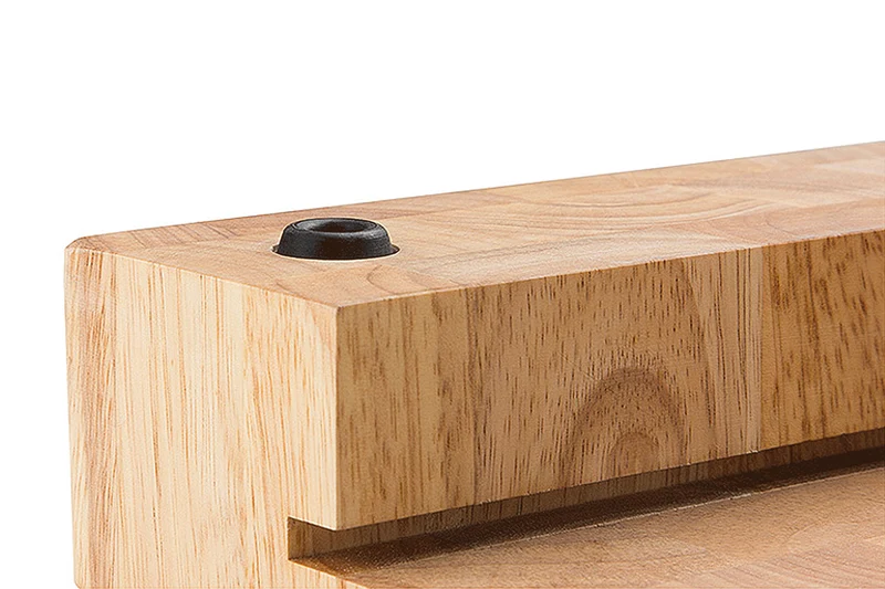 Planche à découper Continenta en bois 48x32,5x6cm + bac inox