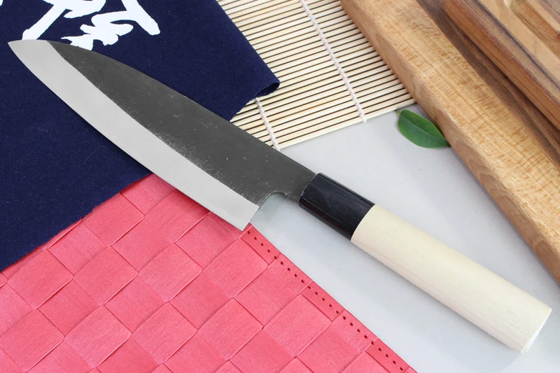 Couteau santoku japonais artisanal Yoshihiro Kogeta White 2 steel 18cm
