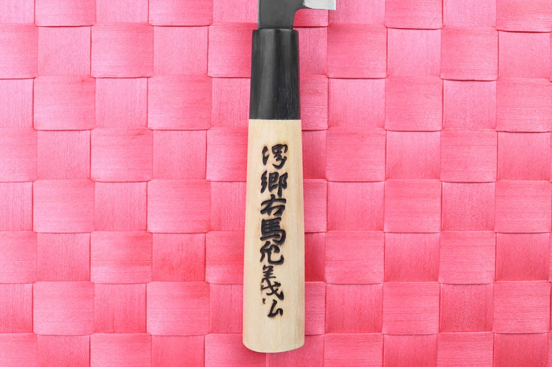 Couteau universel japonais artisanal Yoshihiro Kogeta White 2 steel 15,5cm