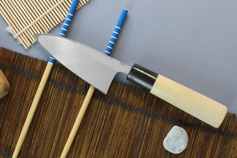 Couteau deba japonais artisanal Yoshihiro Jyosaku White 2 steel