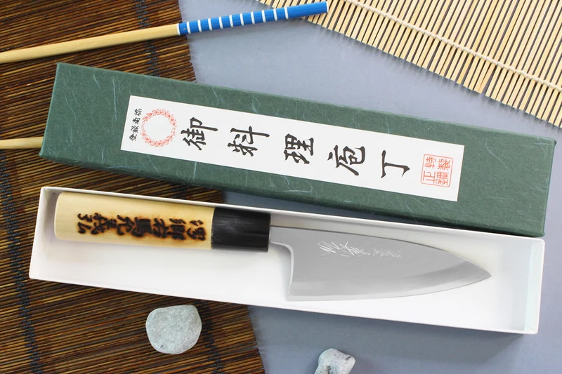 Couteau deba japonais artisanal Yoshihiro Jyosaku White 2 steel