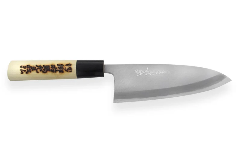 Couteau deba japonais artisanal Yoshihiro Jyosaku White 2 steel