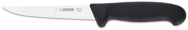 Couteau à désosser pro Giesser lame droite rigide 14cm 3165