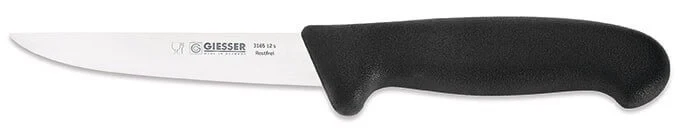 Couteau à désosser pro Giesser lame droite rigide 12cm 3165