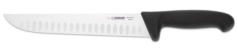 Couteau de boucher pro Giesser lame alvéolée 24cm 4025