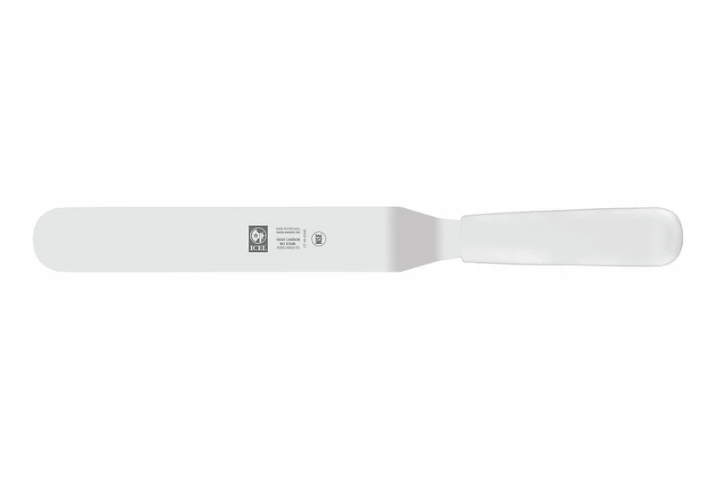Spatule coudée professionnelle Icel manche PP blanc