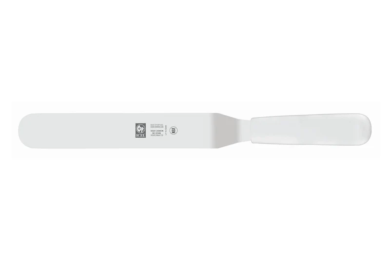 Spatule coudée professionnelle Icel manche PP blanc