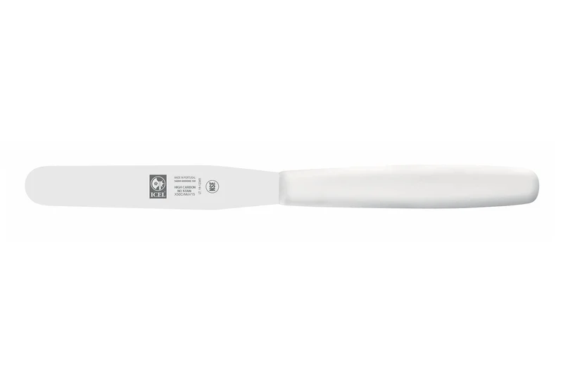 Spatule droite professionnelle Icel manche PP blanc