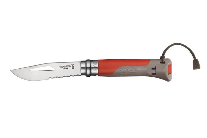 Couteau Opinel Multifonctions Outdoor n°08 lame 8,5cm manche bimatière