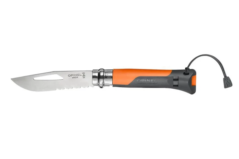 Couteau Opinel Multifonctions Outdoor n°08 lame 8,5cm manche bimatière