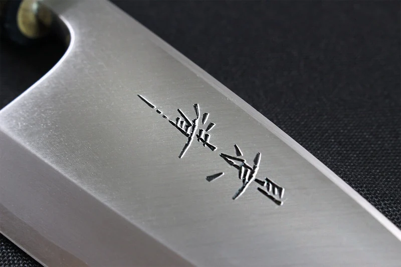 Couteau deba japonais artisanal Kagekiyo Utage White Steel 2 12cm
