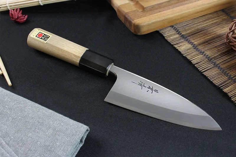 Couteau deba japonais artisanal Kagekiyo Utage White Steel 2 12cm