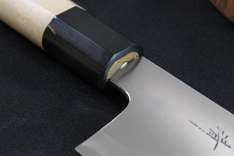 Couteau santoku japonais artisanal Kagekiyo Utage White Steel 2 18cm