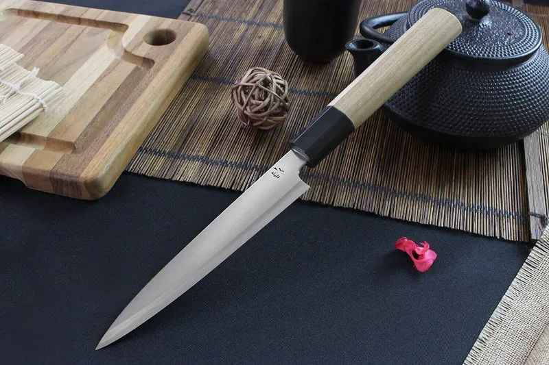 Couteau universel japonais artisanal Kagekiyo Utage White Steel 2 15cm