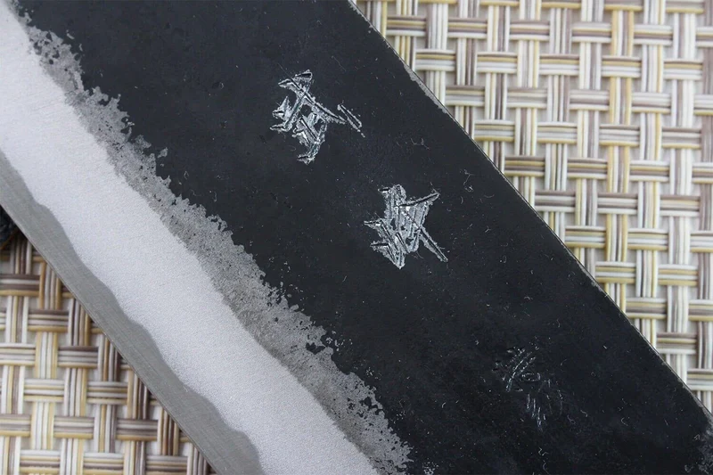 Couteau nakiri japonais artisanal Murata 16.5cm Aogami 1