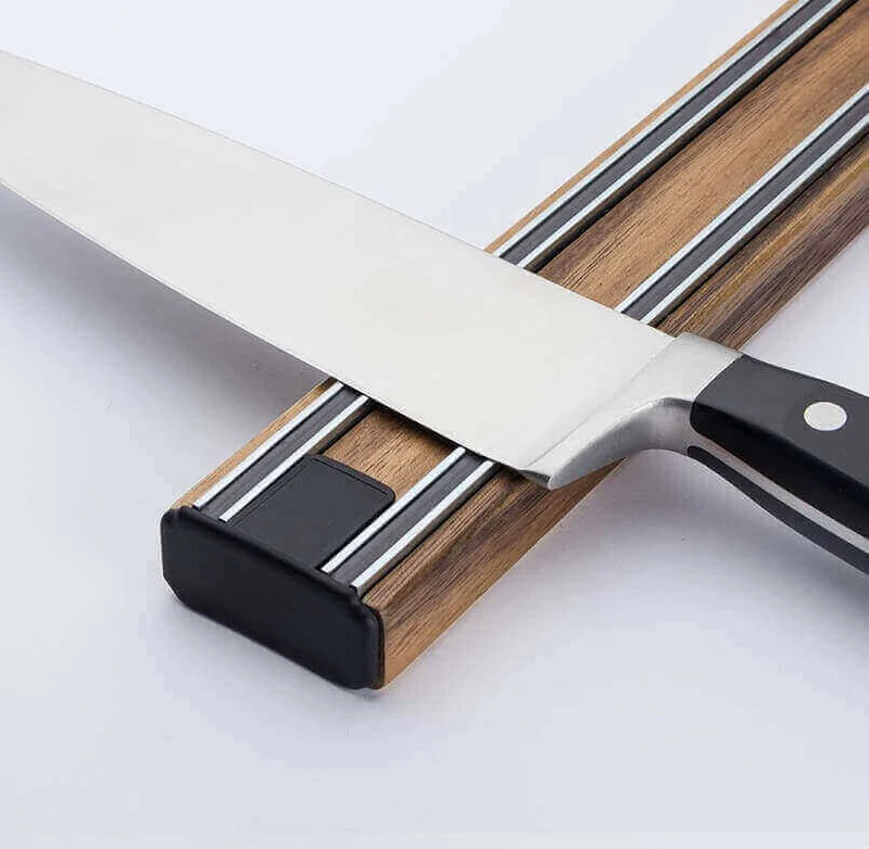 Barre aimantée surpuissante Bisbell Bisichef 50cm en bois