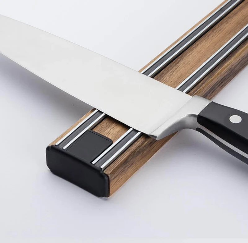 Barre aimantée surpuissante Bisbell Bisichef 35cm en bois