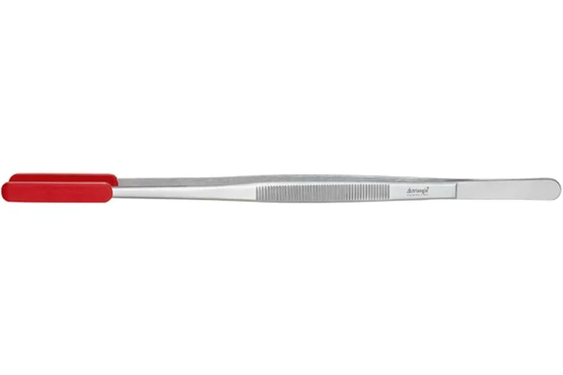 Grande pince de cuisine Triangle inox embouts silicone amovibles