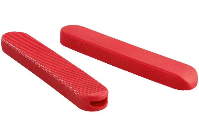 Grande pince de cuisine Triangle inox embouts silicone amovibles