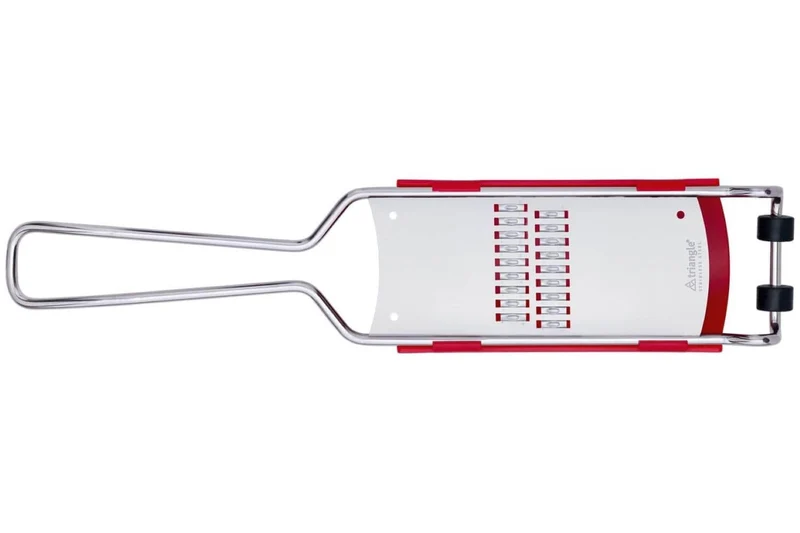 Râpe à julienne Triangle inox + réceptacle 2 en 1