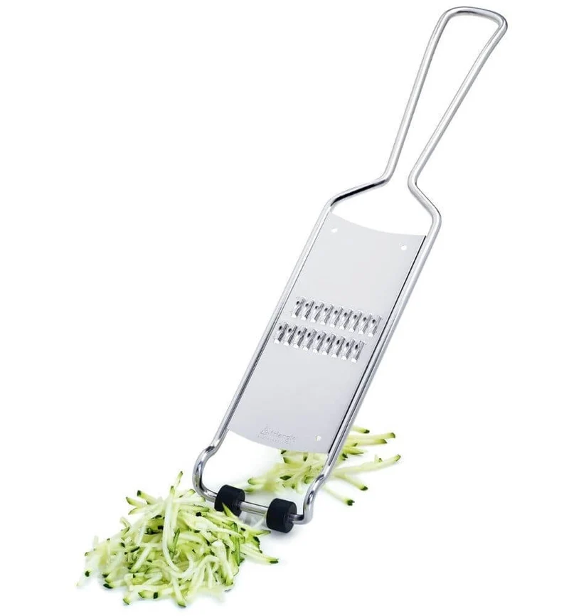 Râpe à julienne Triangle inox + réceptacle 2 en 1