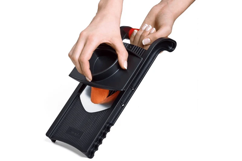Mandoline Triangle 4 coupes inox + poussoir