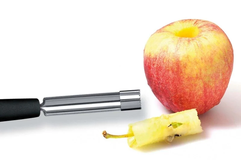 Vide-pomme Triangle inox diamètre 20mm manche en green grip