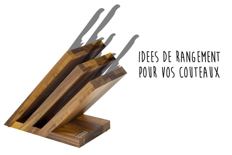 Bloc vide Artelegno Venezia pour 6 couteaux de cuisine