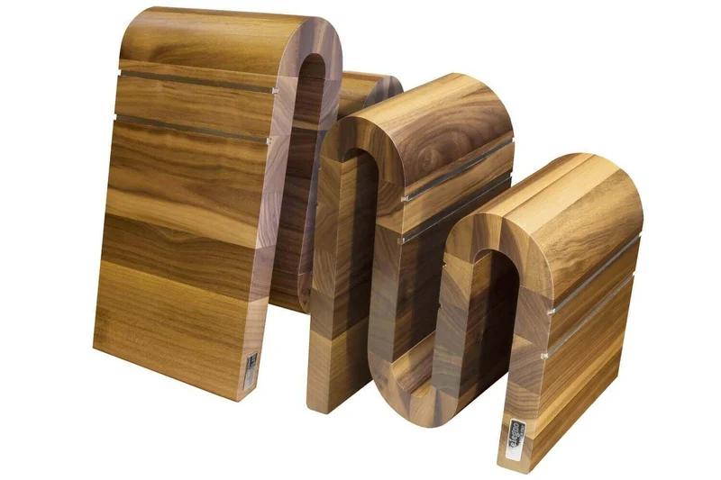 Bloc vide Artelegno Grand Prix Chicane S pour 9 couteaux de cuisine