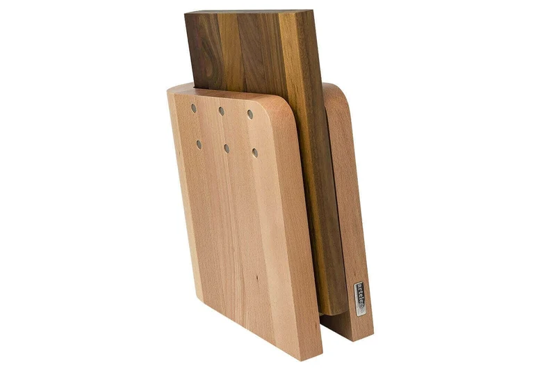 Bloc vide Artelegno Grand Prix pour 6 couteaux de cuisine + 1 planche à découper