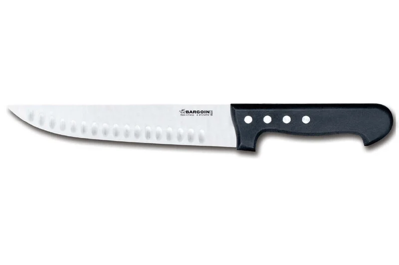 Couteau de boucher Bargoin Classic 4 rivets lame alvéolée 25cm