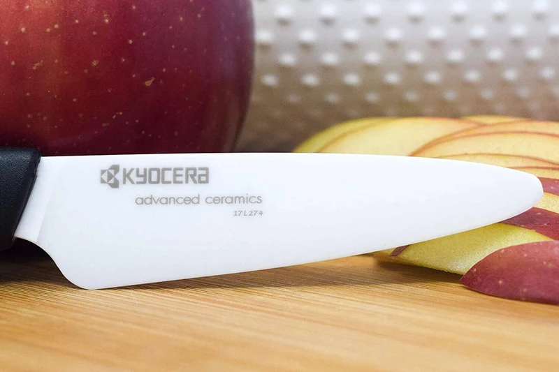 Coffret 3 couteaux Kyocera céramique santoku + office + petit office