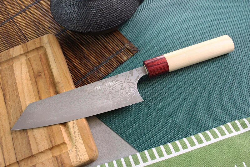 Couteau bunka japonais artisanal Masakage Kiri 17cm damas 49 couches