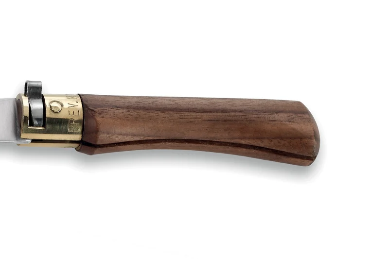 Couteau artisanal Old Bear XS lame inox 6cm manche noyer avec virole