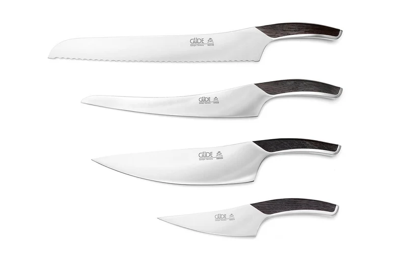 Set de 4 couteaux Gude Synchros + porte couteaux