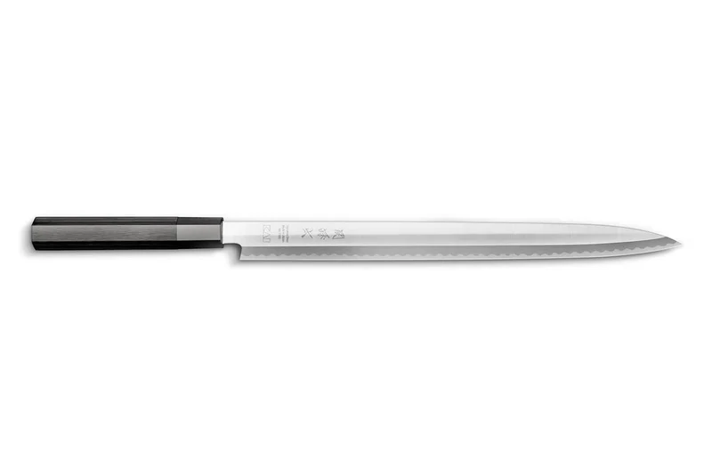 Couteau yanagiba KAI série KK tranchant asymétrique manche pakka