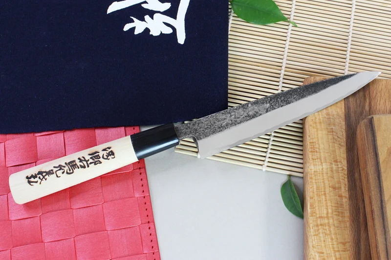 Couteau universel japonais artisanal Yoshihiro Kogeta White 2 steel 15cm édition spéciale