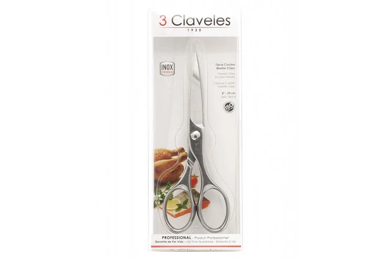 Ciseaux de cuisine 3 Claveles Master Class acier inoxydable 20cm