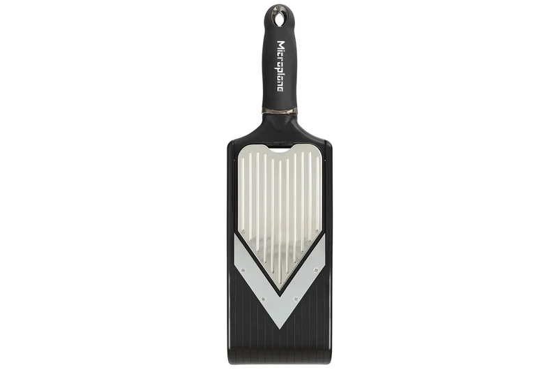 Mandoline Microplane en V double fonctions avec protège doigts