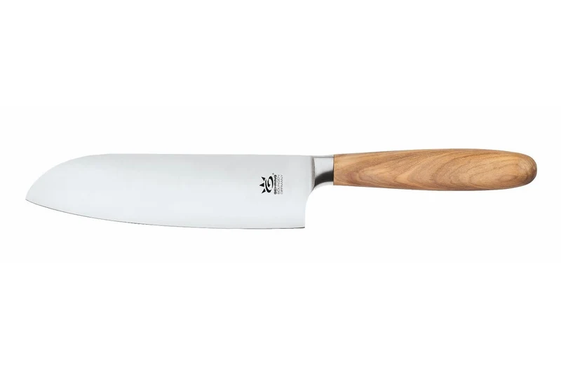 Couteau santoku Gehring Oli Vita 18cm inox manche olivier