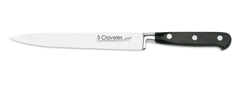Couteau filet de sole 3 Claveles Forgé acier inox 19cm