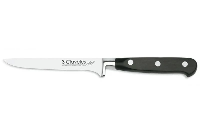 Couteau à désosser 3 Claveles Forgé acier inox 13cm