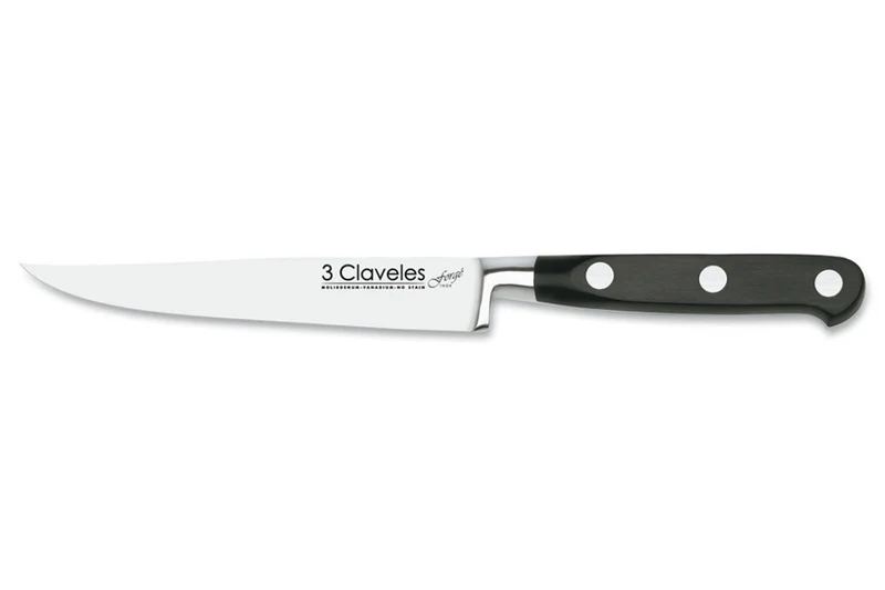 Couteau à viande 3 Claveles Forgé acier inox 12cm