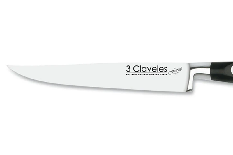 Couteau à viande 3 Claveles Forgé acier inox 12cm