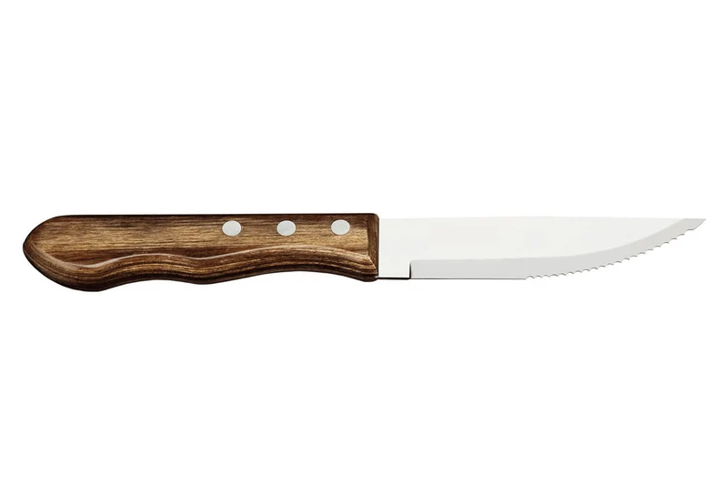 Set de 12 couteaux à steak Tramontina Jumbo lame 13cm manche marron
