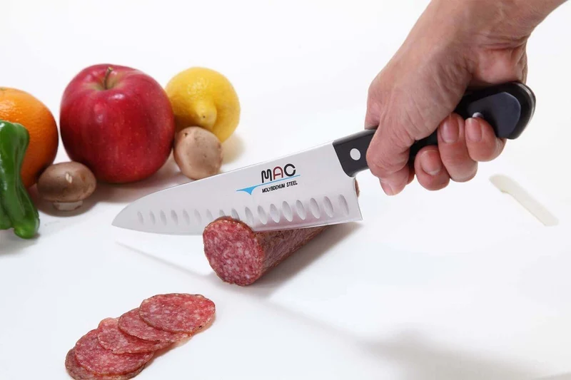 Couteau de chef japonais MAC Chef lame alvéolée 20cm